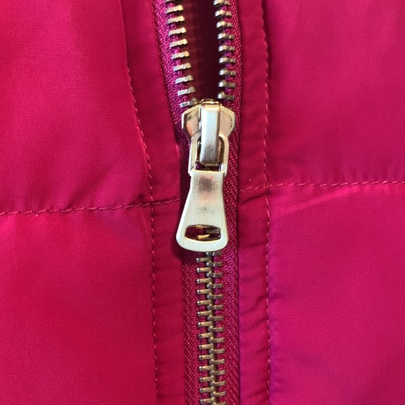 Talbots Puffer Vest Duck Down Magenta - Picture 5 of 6